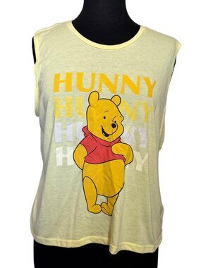 Disney Winnie the Pooh Graphic Tank or Sleepwear Women's Size XL (16-18)-READ